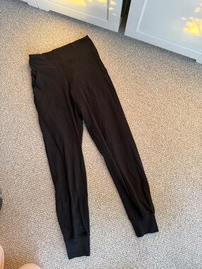 lululemon athletica Black Track Joggers